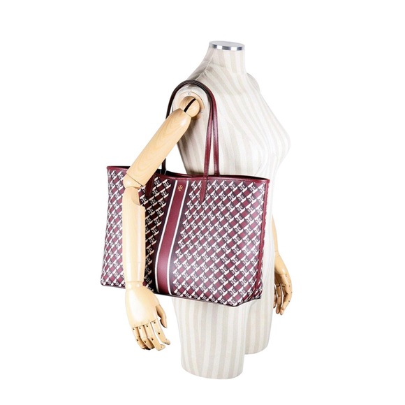 NEW Tory Burch Geo Logo Tote bag - Picture 4 of 8
